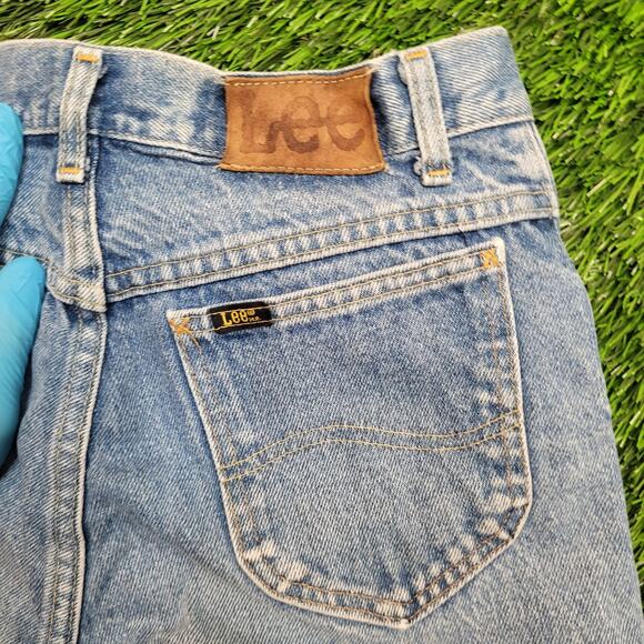 VTG 70s Lee Riders Jeans Mens 28x31 (Tagged 29x32) USA Union - Picture 7 of 9
